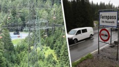 An dieser Stelle am Fernpass (Bild links) soll der Scheiteltunnel gebaut werden.
