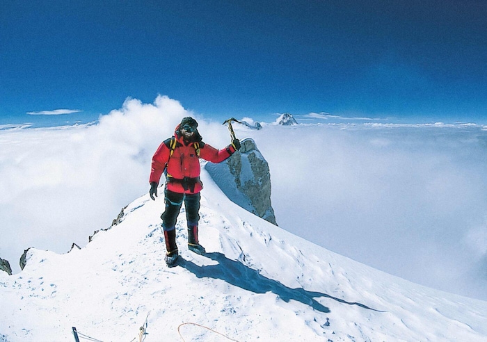 Benjamins Papa Walter Zörer stand 1999 auf dem Gasherbrum II