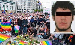 Für viele ist völlig unverständlich, wie der mutmaßliche Täter (rechts im Bild) noch auf freiem ...