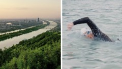 Extremathlet Marinus Obermair ist seit Sonntag auf der Donau unterwegs. 350 Kilometer liegen vor ...