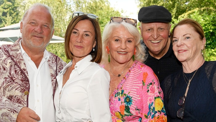 Karl Guschlbauer und Frau Waltraud, Marika Lichter, Johann Lafer und Frau Sylvia