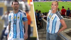 Lionel Messi und Kelci-Rose Bowers