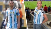 Lionel Messi und Kelci-Rose Bowers
