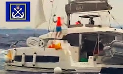 Die kroatischen Einsatzkräfte dokumentierten die Rettungsaktion unter schwierigen ...