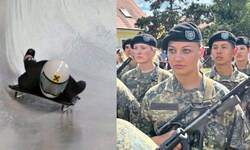 Den Schlitten hat Sarah Baumgartner derzeit gegen die Waffe getauscht: Die Salzburgerin ist ...