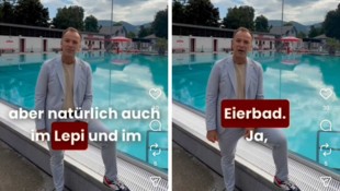 Das AYA-Bad wurde dank KI in den Untertiteln zum „Eierbad“.