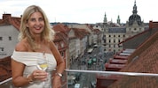 Die gebürtige Grazerin Christine Mack auf Heimatbesuch.