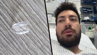 Auf TikTok warnt Celal seine Follower davor, Glasstrohhalme zu verwenden.
