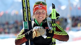 Die vor einem Jahr tödlich verunglückte Laura Dahlmeier während ihrer Zeit als ...