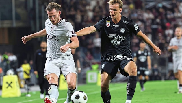 Die Fans hoffen, dass Mainz-Leihgabe Weiper (re.) der erhoffte Knipser ist.