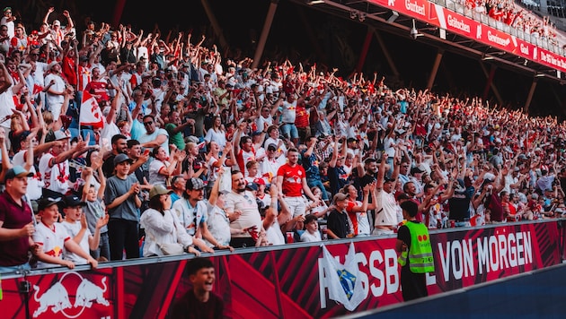 Red Bull Salzburg hofft künftig wieder auf volle Zuschauerränge.