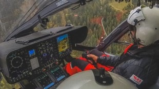 Die Familie wurde vom Rettungshubschrauber geholt. (Symbolbild)
