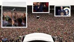 Den Titel durfte das Team vor 82.000 Fans in Dublin feiern. 