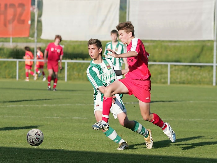 2006 wurde Thomas Seidl mit der U15 des GAK ÖFB-Juniorenmeister – ein seltenes Bild des ...