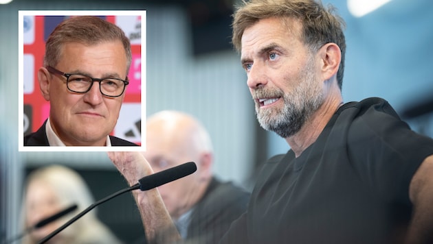 Jürgen Klopp (rechts) bekommt schon eine Ansage aus München.