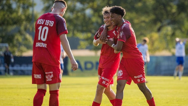 Die jungen Kapfenberger jubelten schon im Cup.