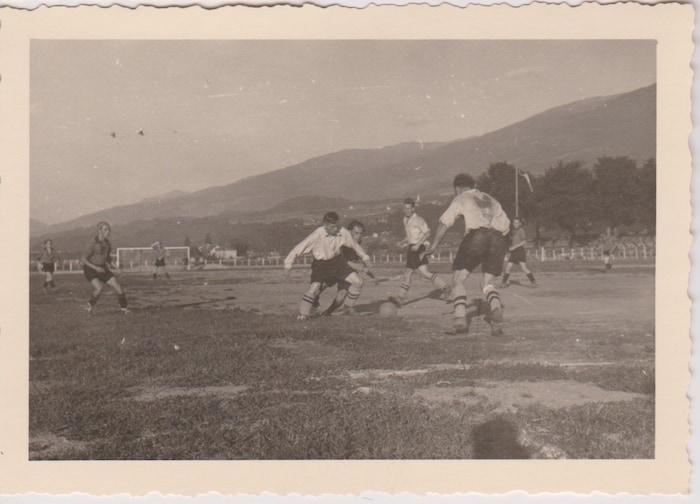 Am Sportplatz an der Sill um 1950 (heute Tivoli)