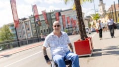 Alberto Fellner reiste extra aus Klagenfurt nach Villach an, um Kirchtagsluft zu schnuppern. Und ...