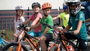 Ran an die Pedale: Bei der Radkids-Ferienwoche galt es praktische Erfahrungen zu sammeln.