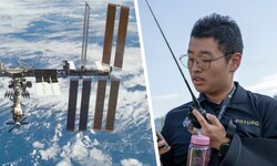 Die Internationale Raumstation ISS im Visier: Vom Pongau aus funken die Amateure (im Bild: ...