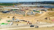 Die erste Stufe der Serverfarm in Kronstorf wird bereits errichtet.