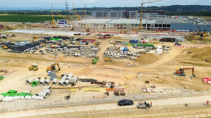 Baustelle des Rechenzentrums in Oberösterreich