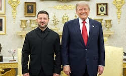 Trump und Selenskyj strahlen bei ihrem Treffen um die Wette.