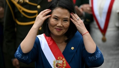 Keiko Fujimori ist die neue Präsidentin Perus.