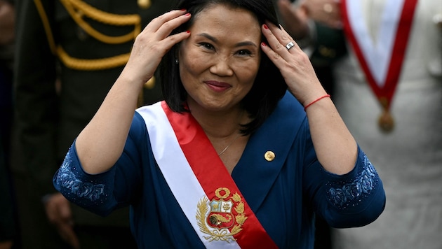 Keiko Fujimori ist die neue Präsidentin Perus.
