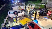 39 Rettungskräfte, 60 Floriani sowie mehrere Ärzte und Ersthelfer rückten aus.