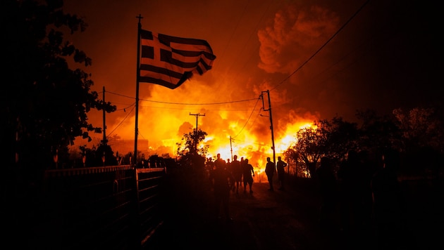 Anfang Juli gab es bereits Waldbrände im Norden Griechenlands bei Thessaloniki.