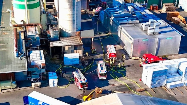 Bereits vor zwei Wochen war die Fuerwehr im gleichen Betrieb im Einsatz.