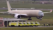 Der in Melbourne gestartete Jet landete nach exakt 24 Stunden und 24 Minuten Flugzeug im ...