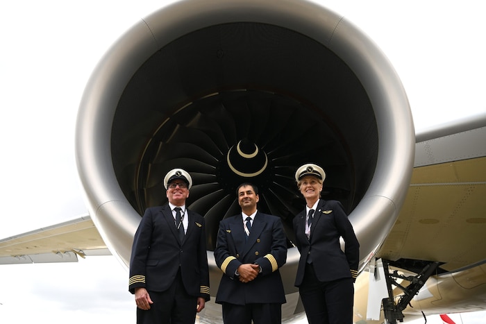 Die stolzen Rekord-Piloten