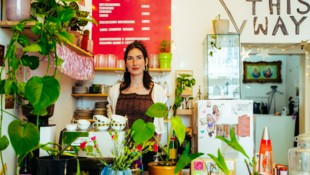 Im Café Malli können Pflanzen-Ableger getauscht werden.