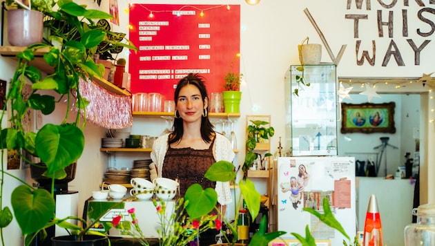 Im Café Malli können Pflanzen-Ableger getauscht werden.