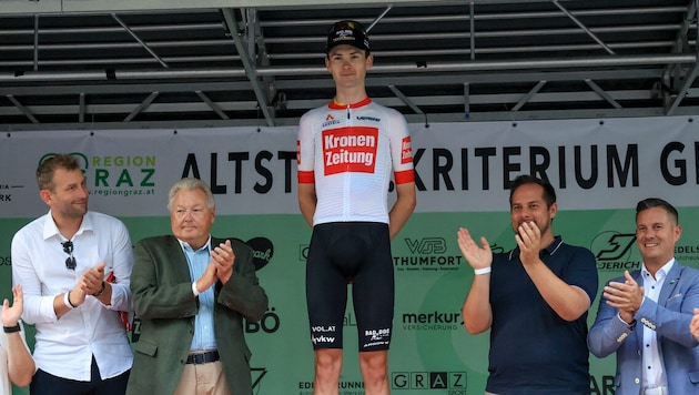Mit Platz vier beim Altstadtkriterium in Graz baute Philipp Hofbauer seine Führung in der Road ...