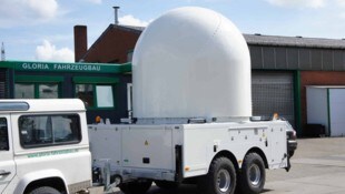 Mobiles Wetterradar hilft beim Aufspüren von Wetterspitzen.