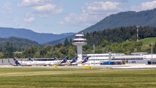 24 Flühe heben im Sommer wöchentlich vom Klagenfurter Flughafen ab.