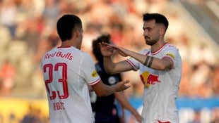 GEPA Damir Redzic, Dominik Schmid und Co. haben am Samstag den Bundesliga-Start gegen Hartberg vor ...