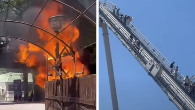 Schockmomente im Gardaland: Dienstagnachmittag brach im beliebten italienischen Freizeitpark ...