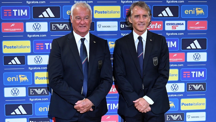 Roberto Mancini und Claudio Ranieri