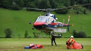 Sechs Löschflüge ins Gebirge machten dem Brand den Garaus.