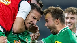 Ercan Kara erzielte drei Tore beim Pflichtsieg der Rapidler.