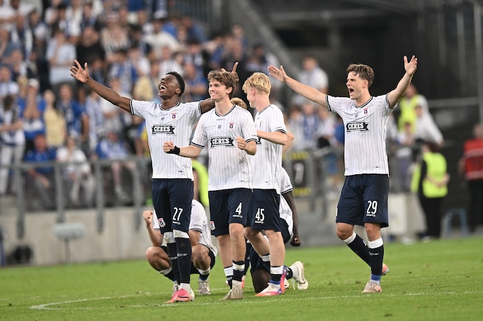 Großer Jubel bei den Aarhus-Kickern!