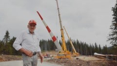 Energiepionier Franz Dorner hat das Projekt Windpark Bärofen von Anfang an begleitet