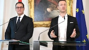 Einst Seite an Seite: HC-Strache und Gernot Blümel in Zeiten der Türkis-blauen Regierung. Kurz ...