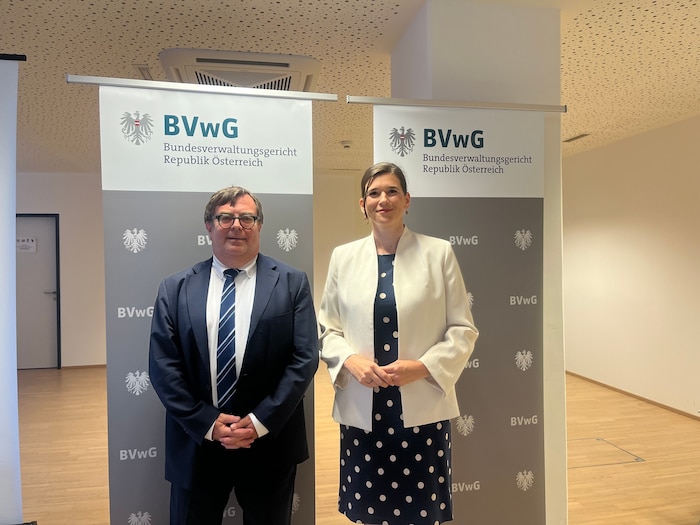 Präsident Christian Filzwieser und die designierte Vizepräsidentin Daniela Urban