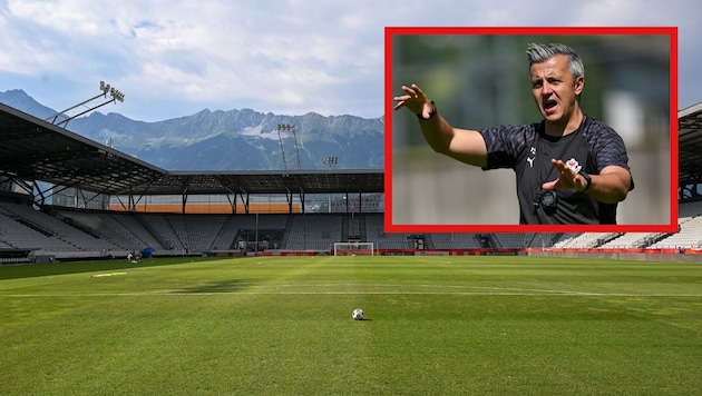 Philipp Semlic ist nicht glücklich über die Umstände der Nutzung des Innsbrucker Tivoli-Stadions ...