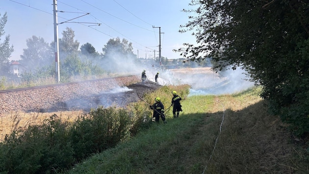 Durch den Funkenflug des Zuges kam es auch zu mehreren Bränden bei angrenzenden Wäldern.